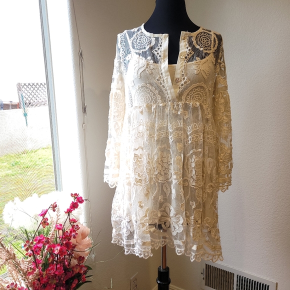 🍒NWOT🍒 FREE PPL X JENS PIRATE BOOTY TUNIC DRESS - Picture 2 of 11